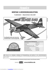 Hobbico Midi EDGE 540 Montageanleitung Und Bedienungsanleitung