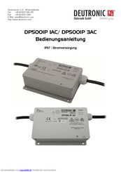 Deutronic DP500IP 1AC Bedienungsanleitung
