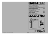 Badu Tec BADU 40 Montageanleitung Und Bedienungsanleitung