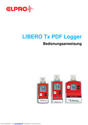 ELPRO LIBERO Tx PDF Logger Bedienungsanleitung