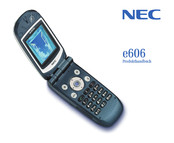 NEC e606 Handbuch