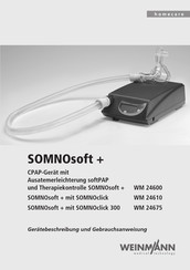 Weinmann Therapiekontrolle SOMNOsoft + Gebrauchsanweisung