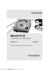 Weinmann BiLevel ST 22 Gebrauchsanweisung