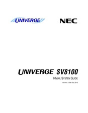 NEC Universe SV8100 Handbuch