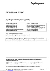 EagleBurgmann Cartex-ABDN/dw-00Cartex-ABDN32(33)(34)(35)/dw-00 Betriebsanleitung