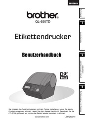 Brother P-touch QL-650TD Benutzerhandbuch