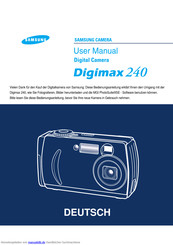 Samsung Digimax 240 Handbuch