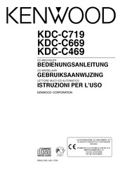 Kenwood KDC-C719 Bedienungsanleitung