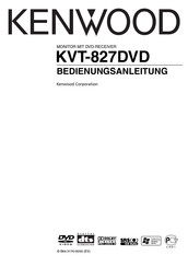 Kenwood KVT-827DVD Bedienungsanleitung