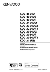 Kenwood KDC-4054UR Bedienungsanleitung