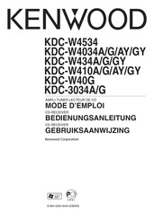 Kenwood KDC-W410A Bedienungsanleitung