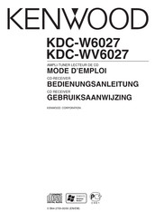 Kenwood KDC-WV6027 Bedienungsanleitung