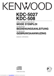 Kenwood KDC-508 Bedienungsanleitung