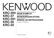 Kenwood KRC-391 Bedienungsanleitung