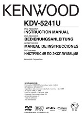 Kenwood KDV-5241U Bedienungsanleitung