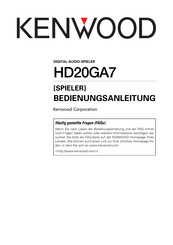 Kenwood HD20GA7 Bedienungsanleitung