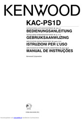 Kenwood KAC-PS1D Bedienungsanleitung