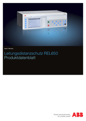 ABB REL650 Handbuch