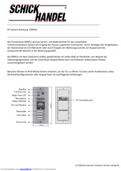 Schick Handel DMR21 Anleitung