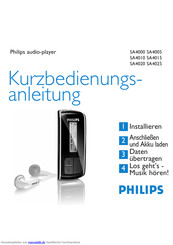 Philips SA4005 Kurzanleitung