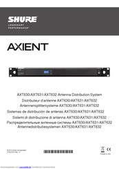 Shure AXT632 Handbuch