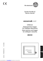 IFM Electronic Ecomot 100 Handbuch