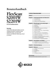 Eizo Flex Scan S2001W Benutzerhandbuch