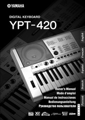 Yamaha YPT-420 Bedienungsanleitung