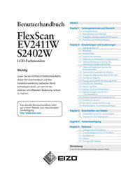 Eizo Flex ScanEV2411W Benutzerhandbuch