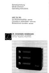 HEIDENHAIN VRZ 761 Betriebsanleitung
