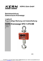 KERN HFO 1.5T0.5M Betriebsanleitung