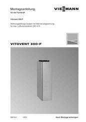 Viessmann VITOVENT 300-F Montageanleitung
