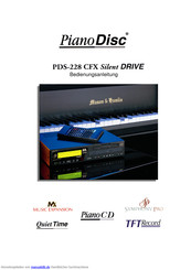 PianoDisc PDS-228CFX CVX Silent Drive Bedienungsanleitung