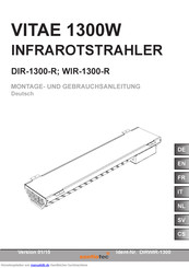 Sentiotec DIR-1300-R Montageanleitung