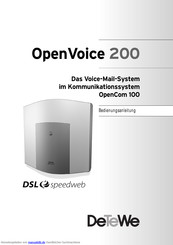 DETEWE OpenVoice 200 Bedienungsanleitung