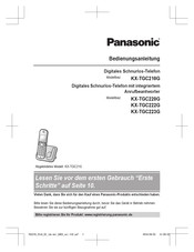 Panasonic KX-TGC220G Bedienungsanleitung