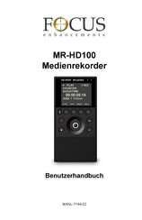 Focus MR-HD100 Benutzerhandbuch