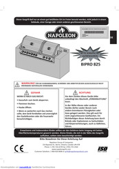 Napoleon BIPRO 825 Gebrauchsanweisung