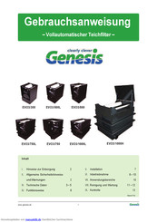 Genesis EVO3/750L Gebrauchsanweisung