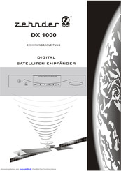 Zehnder DX 1000 Bedienungsanleitung
