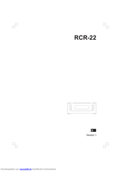 Sangean RCR-22 Bedienungsanleitung