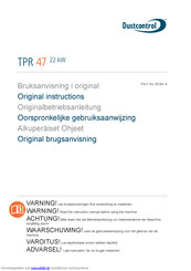 Dustcontrol TPR 47 Originalbetriebsanleitung