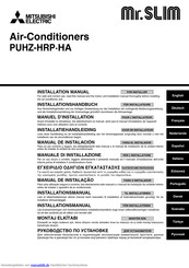 Mitsubishi Electric PUHZ-HRP HA Installationshandbuch
