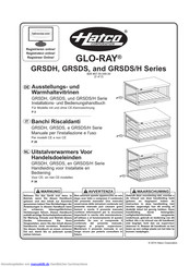 Hatco GLO-RAY GRSDS Installation Und Betriebsanleitung