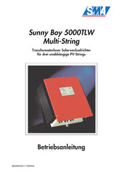 SMA Sunny Boy 5000TLW Betriebsanleitung
