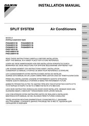 Daikin SPLIT SYSTEM Installationsanleitung