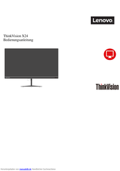 Lenovo ThinkVision X24 Bedienungsanleitung