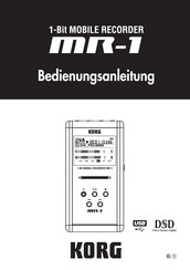 Korg MR-1 Bedienungsanleitung