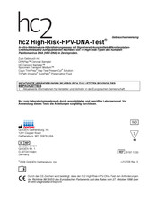 Qiagen hc2-High-Risk-HPV-DNA-Test Gebrauchsanweisung
