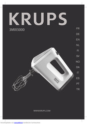 Krups 3MIX5000 Bedienungsanleitung